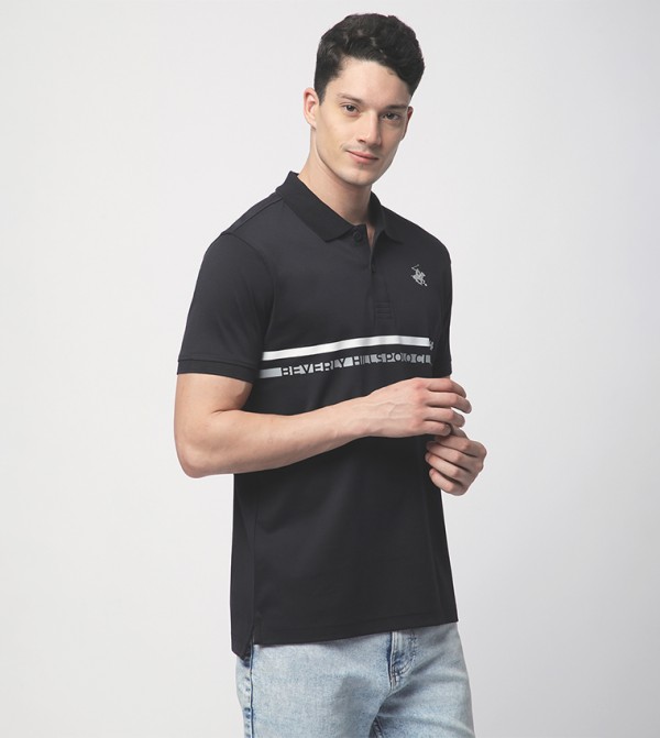 Beverly Hills Polo Club Beverly Hills Polo Club - Black Polo T-shirts