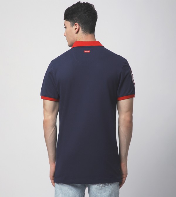 Beverly Hills Polo Club  Polo T-Shirts - Blue Polo T-shirts