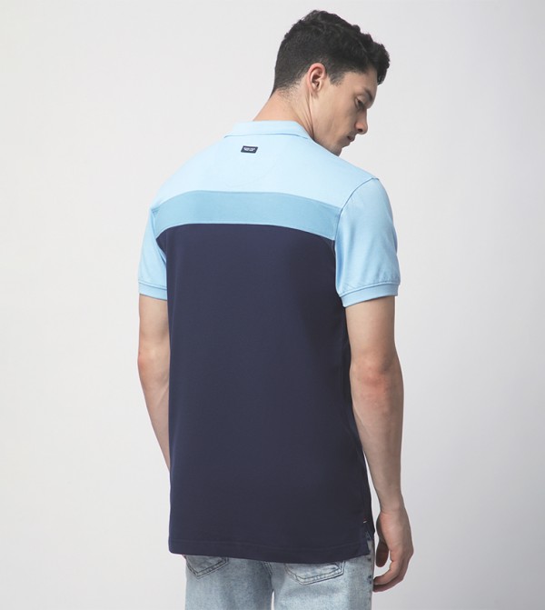 Beverly Hills Polo Club  T-Shirts - Blue Polo T-shirts