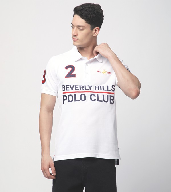 Beverly Hills Polo Club Beverly Hills Polo Club - White Polo T-shirts