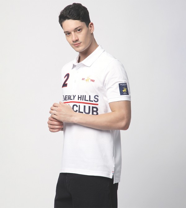 Beverly Hills Polo Club Beverly Hills Polo Club - White Polo T-shirts