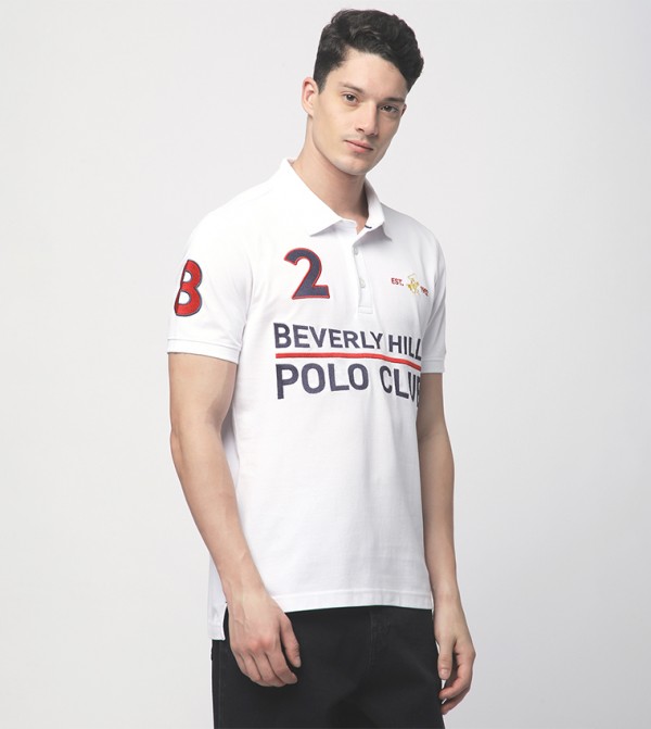 Beverly Hills Polo Club Beverly Hills Polo Club - White Polo T-shirts