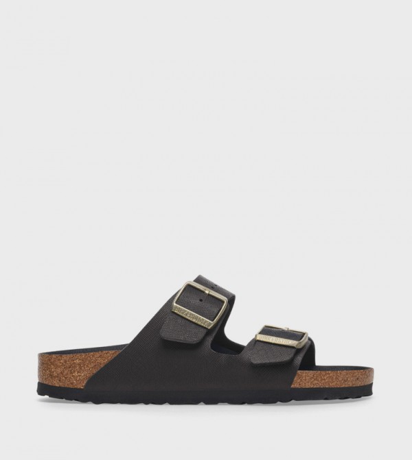 Birkenstock  - Black Flat Sandals