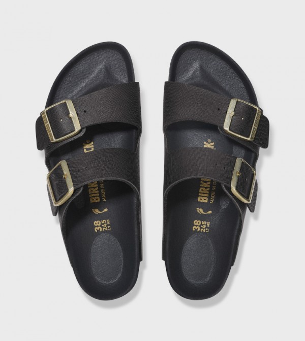 Birkenstock  - Black Flat Sandals