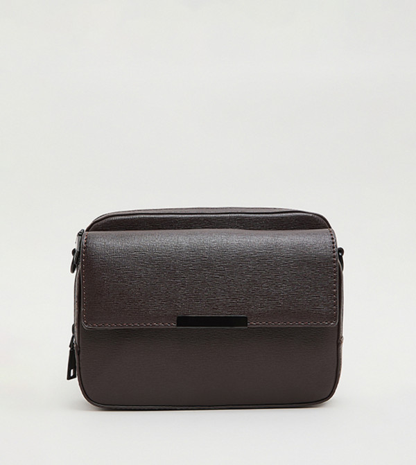R&B  Bags - Dark Brown Cross Body & Sling Bags