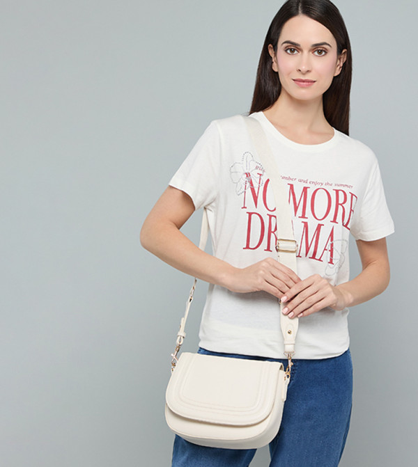 R&B  Crossbody Bags - Ivory Cross Body Bags