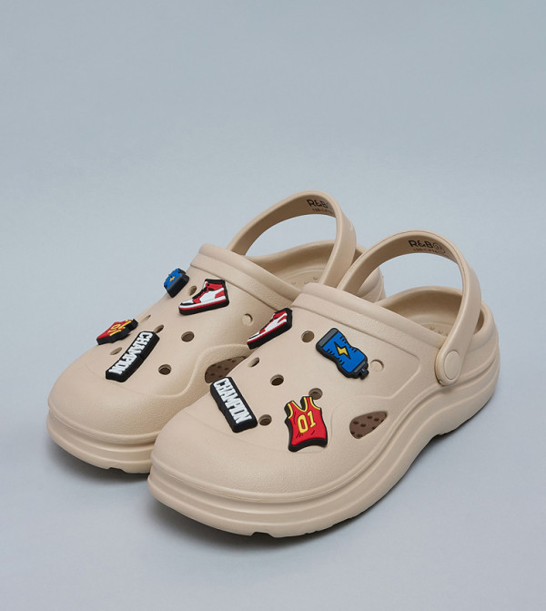 R&B R&B - Beige clogs