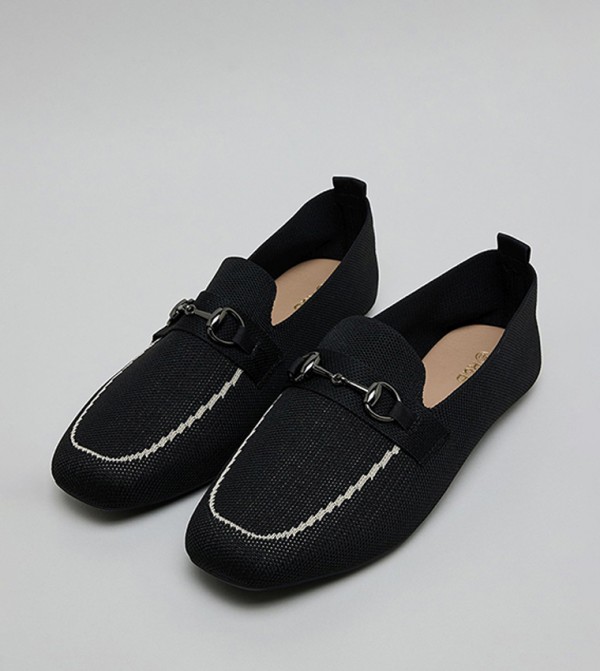 R&B  Loafers & Mocassins - Black undefined