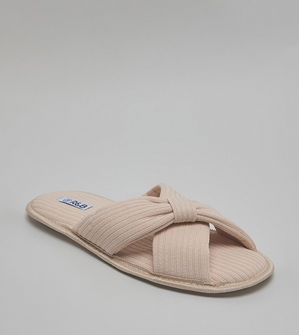 R&B  Shoes - Beige Bedroom Slippers