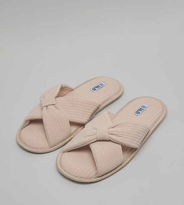 R&B  Shoes - Beige Bedroom Slippers