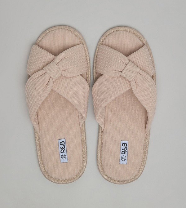 R&B  Shoes - Beige Bedroom Slippers