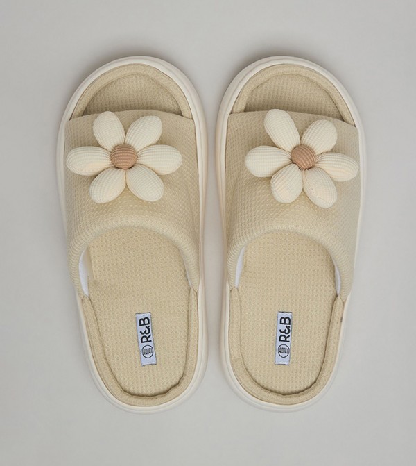 R&B  Shoes - Beige Bedroom Slippers