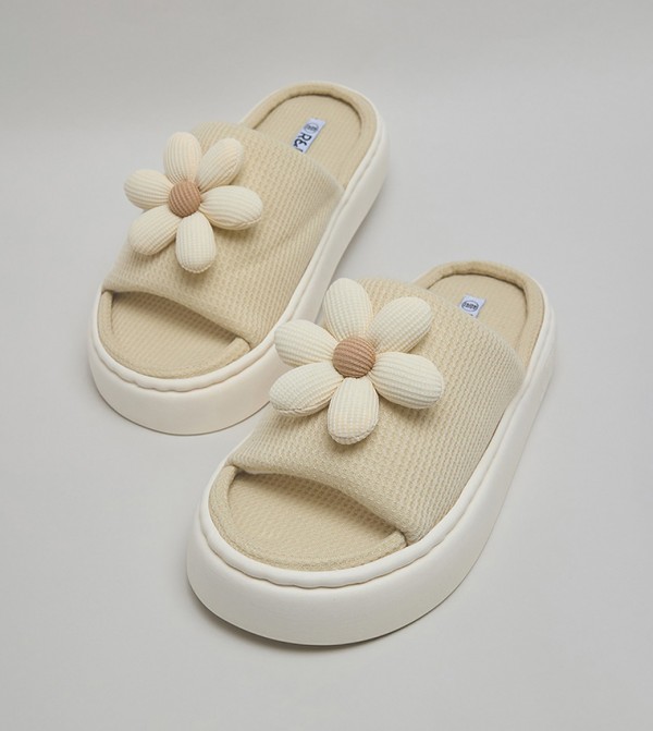 R&B  Shoes - Beige Bedroom Slippers