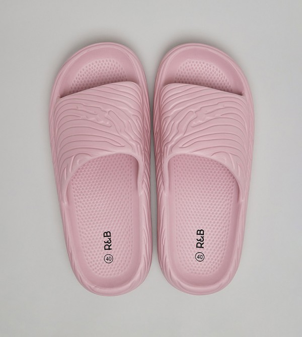 R&B  Shoes - Pink Slides