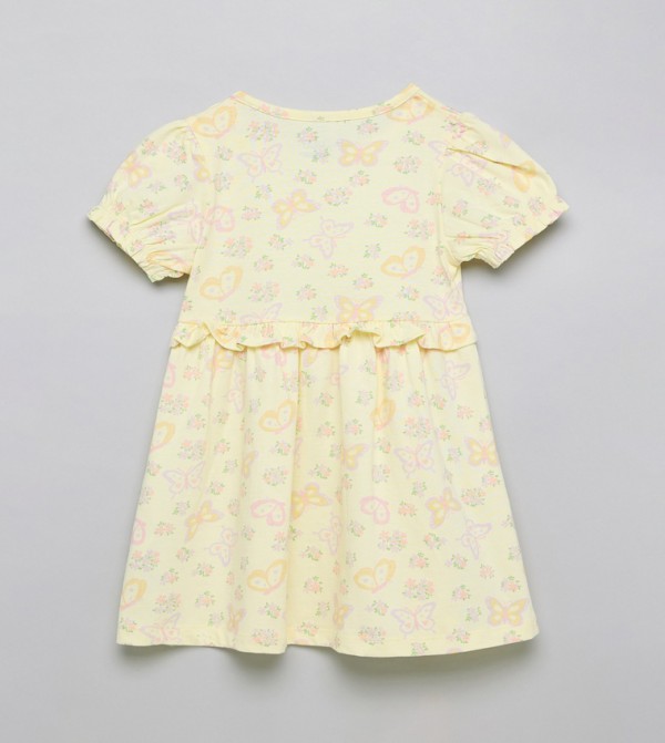 R&B Clothing - Yellow Casual Dress