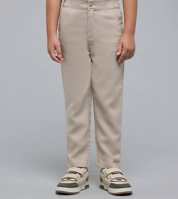 أر آند بي  السراويل - بني  السراويل