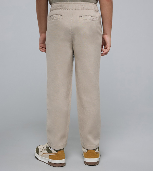 أر آند بي  السراويل - بني  السراويل