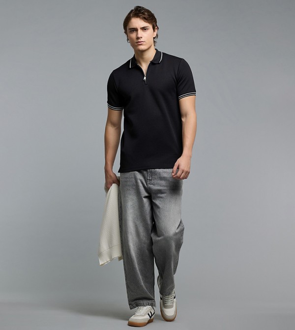 R&B Men - NAVY BLUE Polo T-shirts