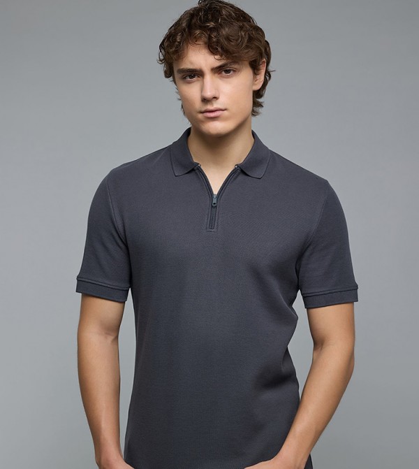 R&B Men - Dark Grey Polo T-shirts