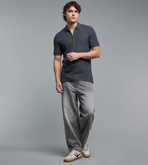 R&B Men - Dark Grey Polo T-shirts