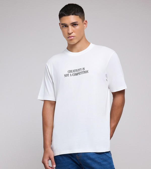 R&B  Clothing - Ivory T-Shirts & Vests