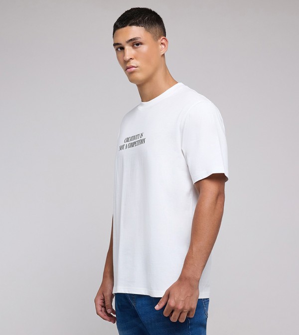 R&B  Clothing - Ivory T-Shirts & Vests