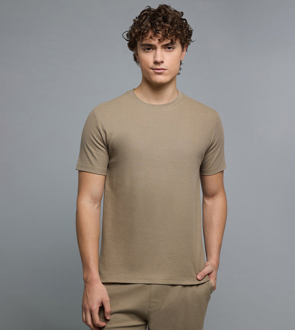 R&B Sleepwear - Brown Tops