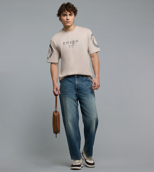 R&B  Jeans - Blue Relaxed Jeans