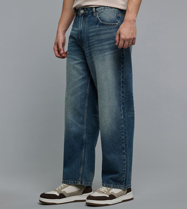 R&B  Jeans - Blue Relaxed Jeans