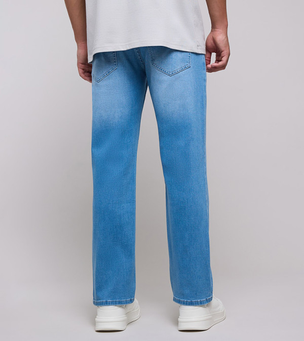 أر آند بي أر آند بي - أزرق Straight Jeans