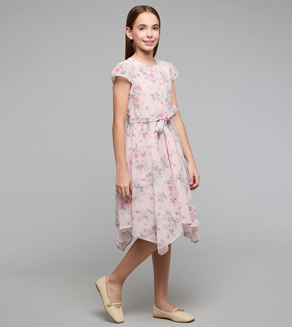 أر آند بي أر آند بي - وردي فستان كاجوال 