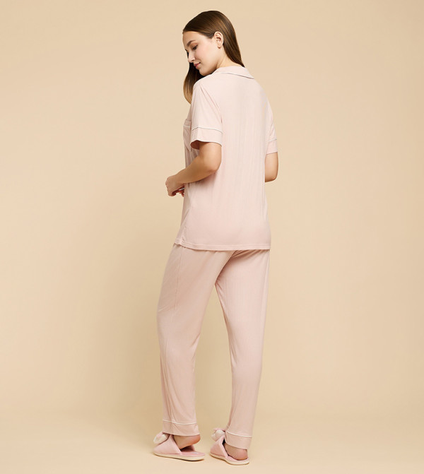 R&B  Sleepwears & Loungewears - Pink Pyjama Set