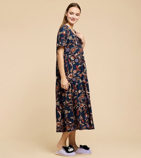 أر آند بي - كحلي مزرق Midi Dresses