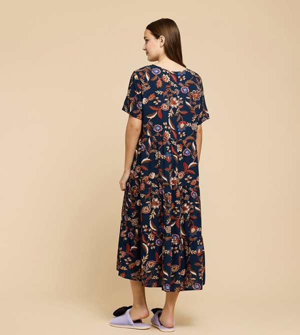 أر آند بي - كحلي مزرق Midi Dresses