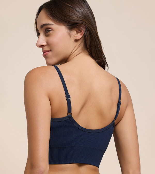 R&B  Sportswear - NAVY BLUE Sports Bras