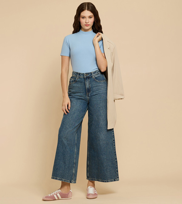 R&B R&B - Blue Casual Tops