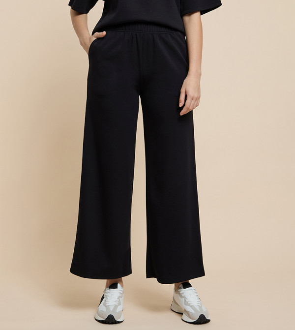 R&B  Clothing - Black Casual Pants