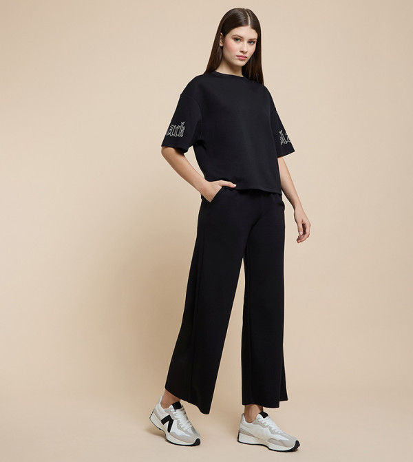 R&B  Clothing - Black Casual Pants