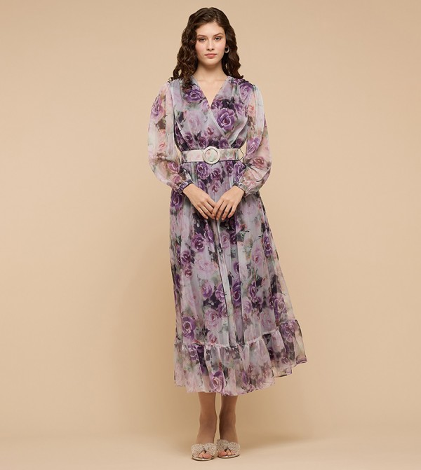 أر آند بي أر آند بي - أرجواني Midi Dresses