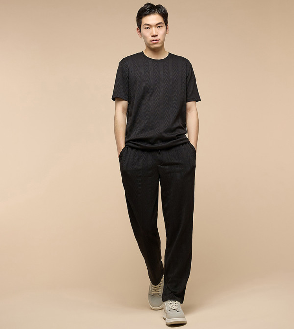 أر آند بي  ملابس - أسود جوغر