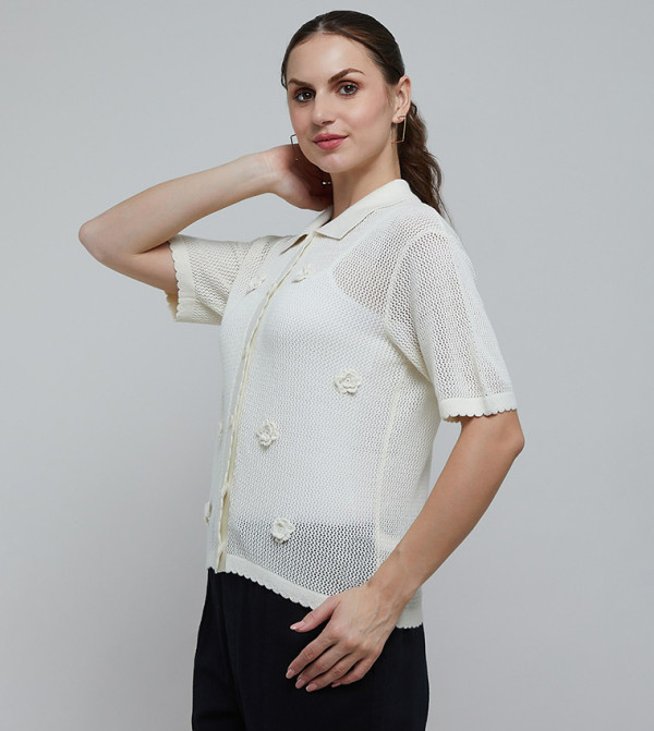 R&B Clothing - Off White Shirts