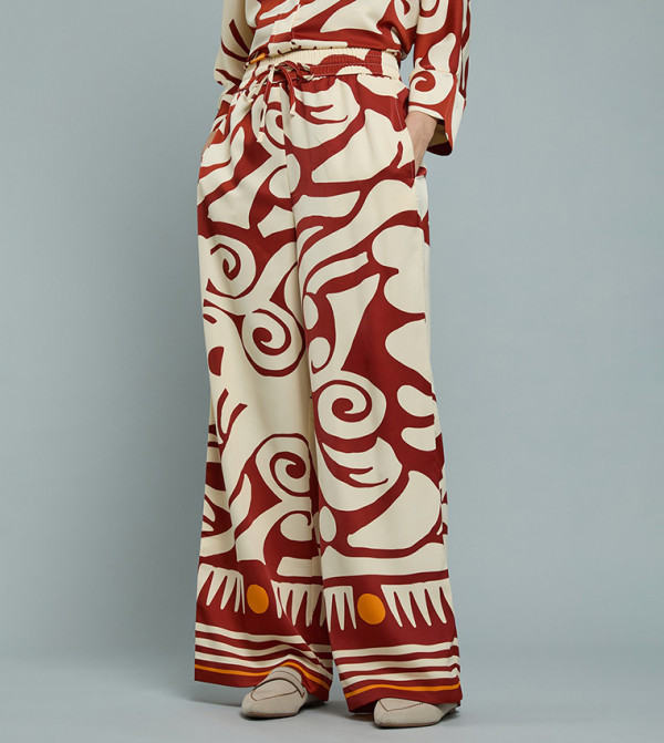 R&B Clothing - Brown Casual Pants