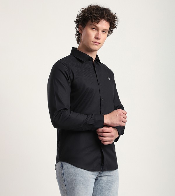 Beverly Hills Polo Club  Shirts - Black Long Sleeves