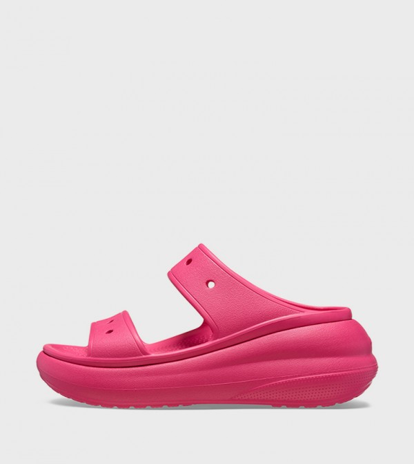 Crocs  - Pink Platforms