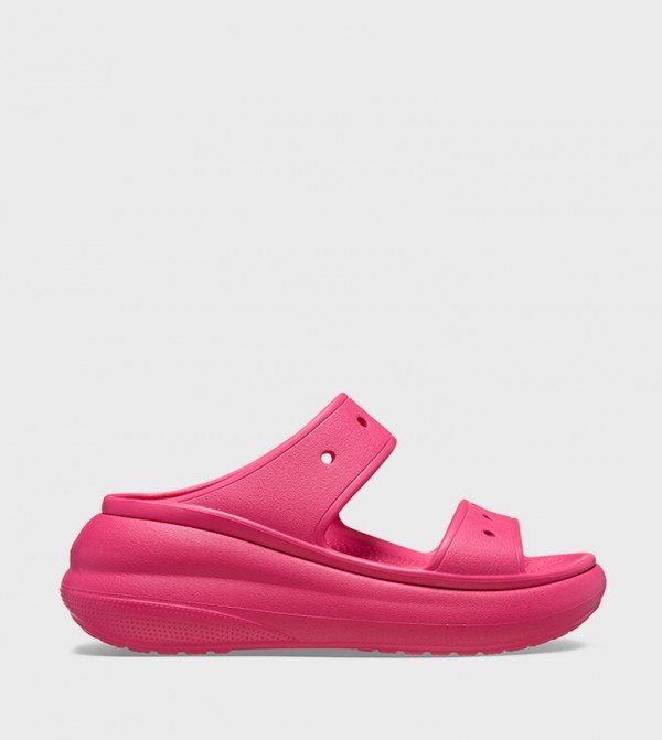 Crocs  - Pink Platforms
