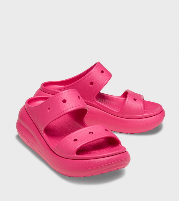 Crocs  - Pink Platforms
