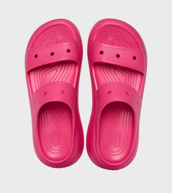 Crocs  - Pink Platforms