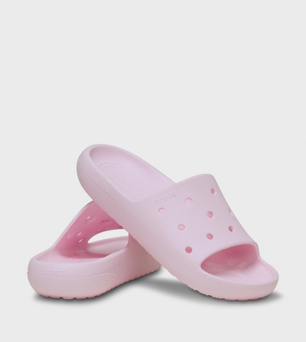 Crocs  Flip flops and Slides - Pink Slides