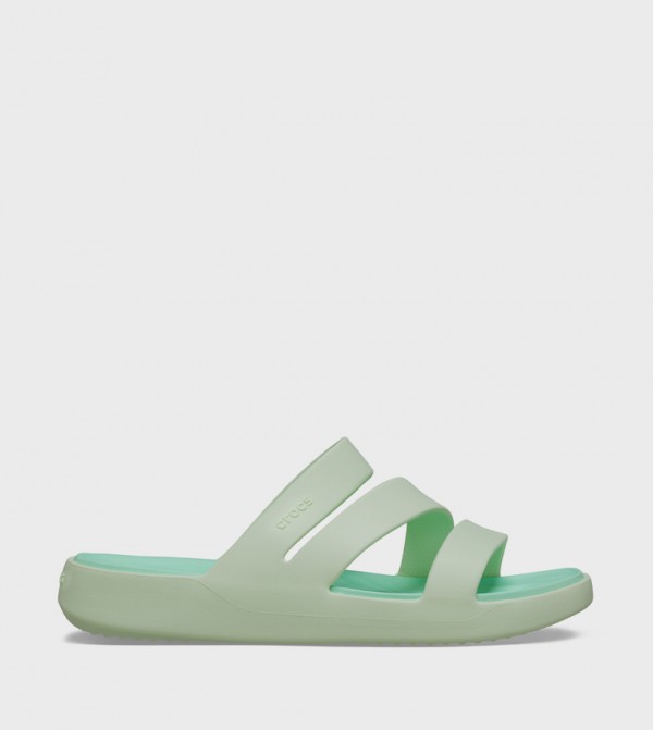 Crocs Crocs - Green Flat Sandals