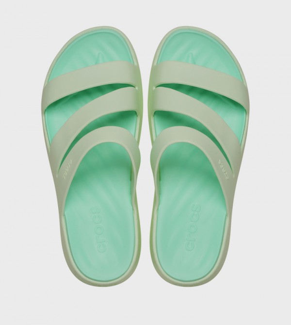 Crocs Crocs - Green Flat Sandals
